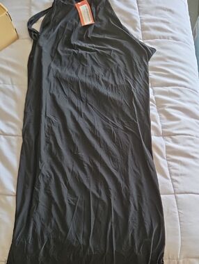 Boohoo Black Maxi Dress